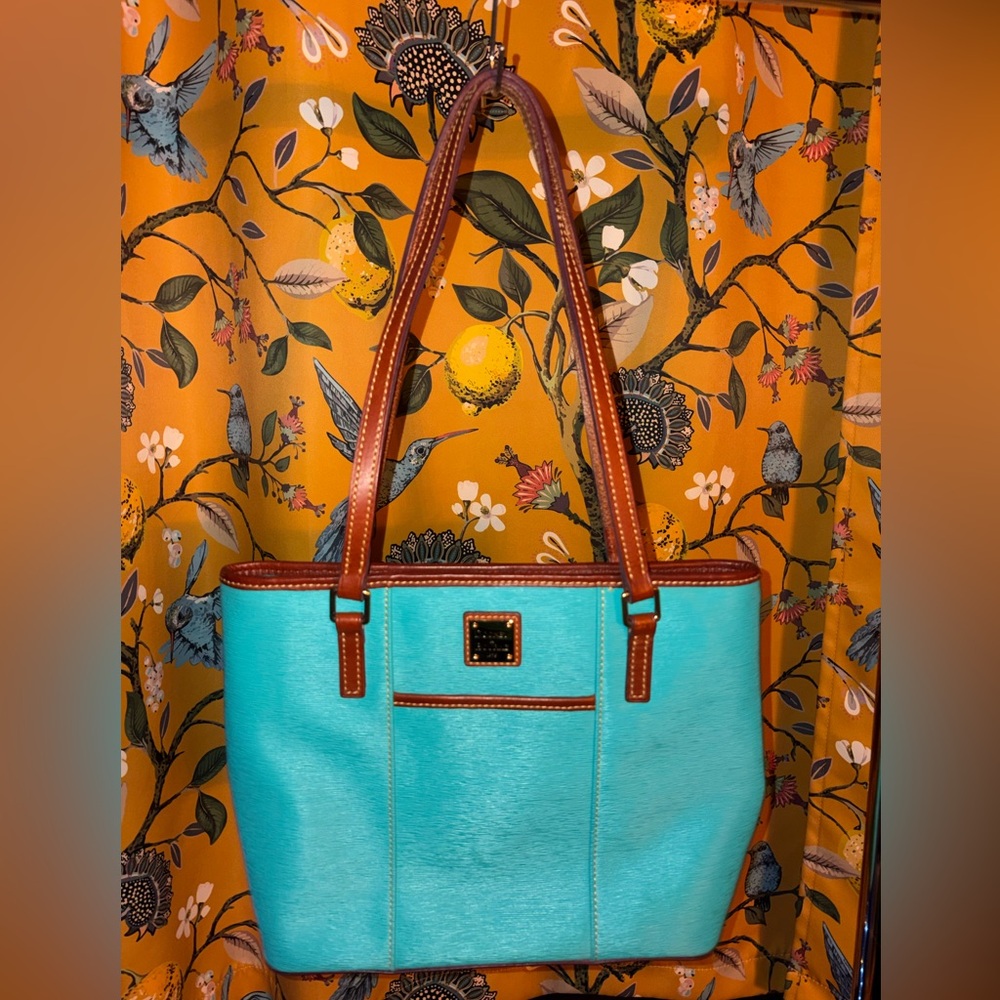 Dooney and Bourke coated cotton small Lexington spearmint